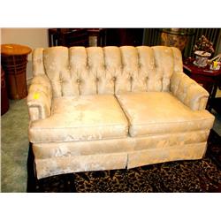 Cavalier Love Seat Eggshell