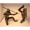Image 1 : Brass Table Figurines (2 men)