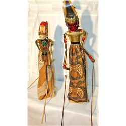 Two Oriental Puppets