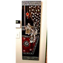 Two Dancers Mother of Pearl Wall Hanging