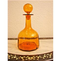 Amber Glass Decanter