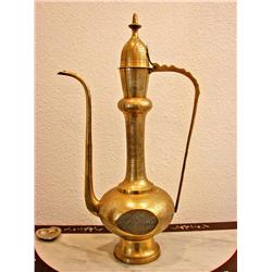 Large Brass Pitcher