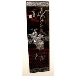 Mother of Pearl Inlaid Wall Hanging (Men w/table)
