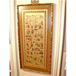 Two Framed Needlepoint Picture