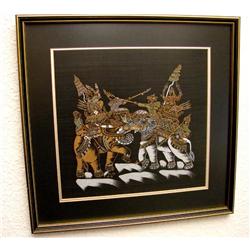 Framed Painting on Cloth