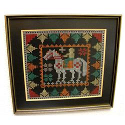 Framed Needlepoint Picture