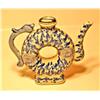 Image 1 : Oriental Donut Shaped Tea Pot