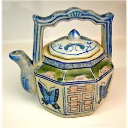Oriental Butterfly Tea Pot
