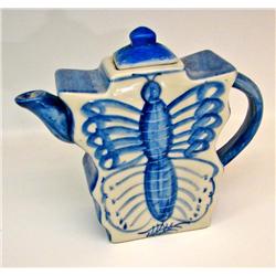 Oriental Butterfly Tea Pot