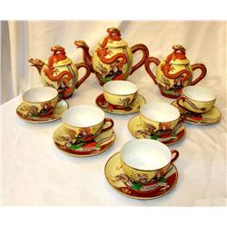Occupied Japan Dragon Tea Set