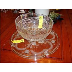 Crystal Bowl/Platter