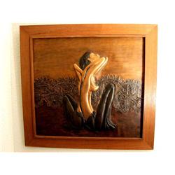 Framed Metalwork Picture