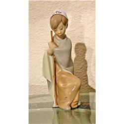 Lladro -Shepherd Kneeling