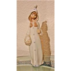 Lladro Girl with Basket
