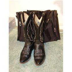 Pair of Abilene Boots 7D/Bag