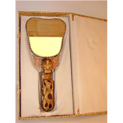 Silver & Jade Hand Mirror
