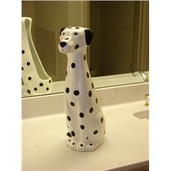Dalmation Commode Brush Holder