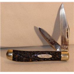 Case XX 2 Blade Black Handle Model 6207