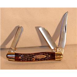 Case XX 3 Blade Brown Handle Model 6318