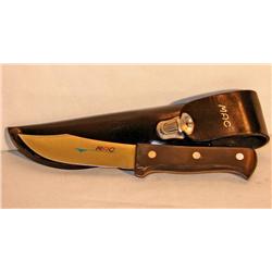 Mac Sportsman 4 1/2" Knife in Sheath