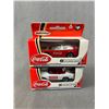 Image 4 : Die Cast Metal Collectibles In Original Packages- 3 Coca Cola Matchbox, 1 Dennis Gage Matchbox & 1 M