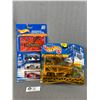 Image 1 : 2 Packages Of Hot Wheels Die Cast Metal Collectibles - "Yu-Gi-Oh!" & "Pavement Pounders"