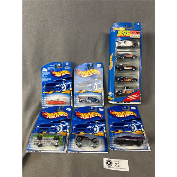 Total Of 10 Hot Wheels Die Cast Metal Collectibles In Original Packages