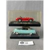 Image 1 : 2 Solido Made In France Die Cast Metal Collectibles In Acrylic Case - Buick Super Hard Top & AC Cobr