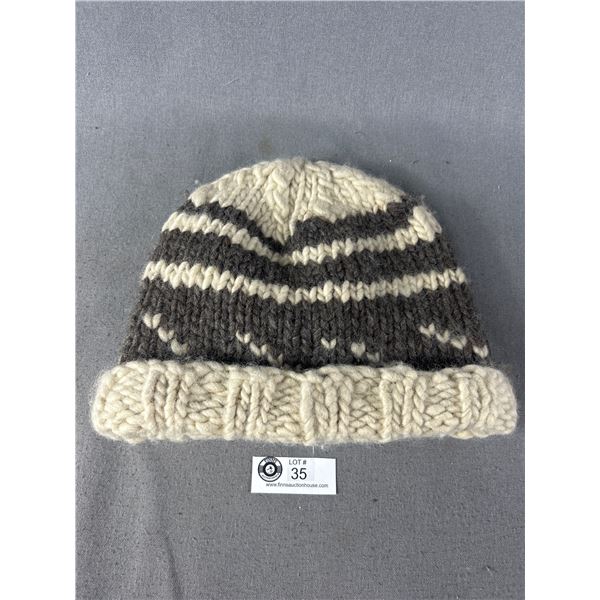 Vintage Cowichan Knit Beanie/Toque