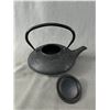 Image 2 : Vintage Cast Iron Bamboo Design Teapot w/ Rigid Handle