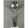 Image 2 : Vintage First Nations Hand Hammered Kwkuitl Silverplated Salad Servers