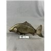 Image 2 : Vintage Figural Silverplate Fish Mail Holder - Mdello Depositato Italy