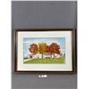 Image 1 : Nicely Framed Original water Colour By Elsie Thoonen - 19" x 14"