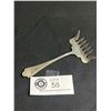 Image 1 : Unusual Early 1900's Sterling Silver Sardine Fork