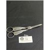 Image 1 : Nice Pair Of Antique Plated Hallmarked Grape Shears