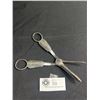 Image 2 : Nice Pair Of Antique Plated Hallmarked Grape Shears
