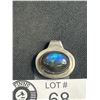 Image 2 : 2 Smaller .925 Silver Pendants (one marked Mexico w/ Opal)