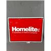 Image 1 : Vintage 'Homelite Inc: A Subsidiary Of Deere & Company' Advertising Tin Sign. Approx. 24" x 18"