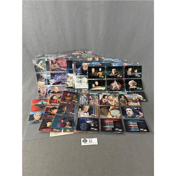 1996 Skybox "Star Trek: The Next Generation' Season 5" #421-528 Collector Cards In Page Protectors