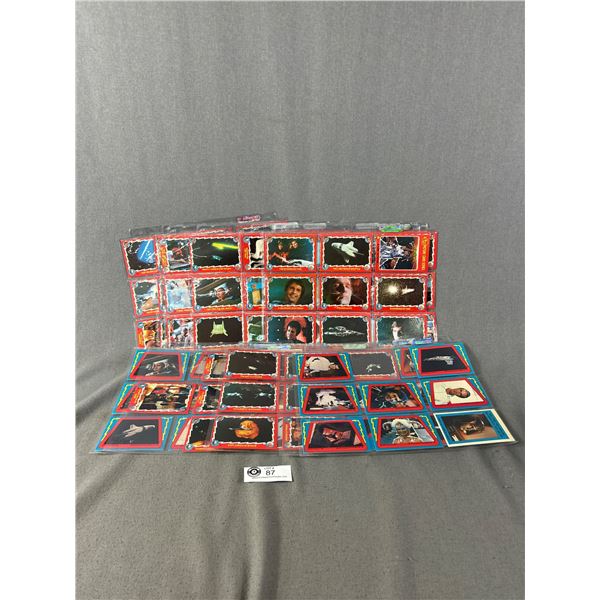 1979 Universal City "Buck Rogers" 1-88 COMPLETE SET Collector Cards & 1-22 COMPLETE Stickers In Page