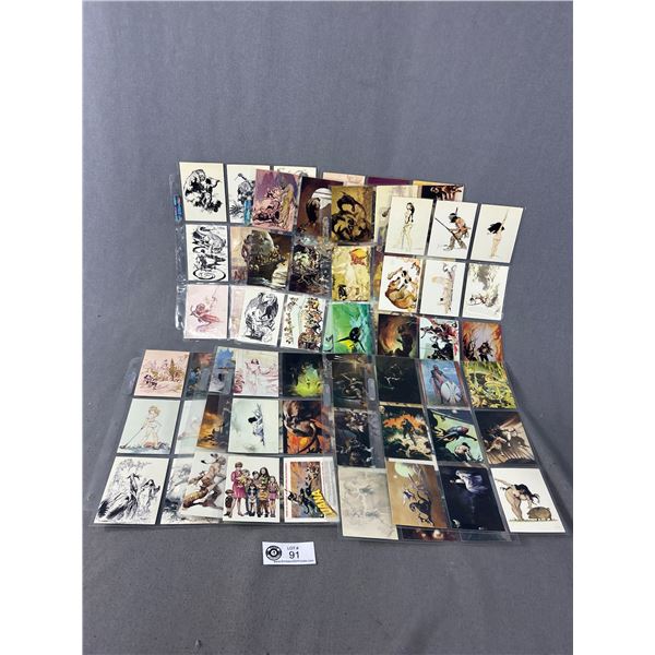 1993 Comic Images "Frank Frazetta: Frazetta II The Legend Continues" #1-90 COMPLETE Collector Cards 