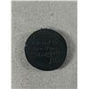 Image 3 : Rare Genuine Argillite Whale Pendant Haida Gwaii - Signed Tom Hans Skidegate - Born 1925 - 2" X 2 "