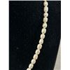 Image 3 : Genuine Pearl Necklace 925 Sterling Findings & 925 Jade & Lucky Symbol Pendant - 14" + 3.5" Extender