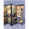 Image 3 : Panda Bear Asian Painted Wood Table Screen Divider 6 Panel 9.5" *18.5"