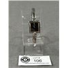 Image 1 : Vintage Seiko Watch Women Silver Tone Black Square Dial V400-6429 - New Battery, Keeping Great Time