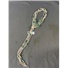 Image 3 : Stunning Statement 36" 4 Strand Genuine Pearl, Jade? Lariat Necklace - Show Stopper
