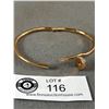 Image 2 : NOT REAL NOT GOLD - Cartier Juste un Clou Nail Bracelet - Marked " Cartier 19 DZ2383 AU 750 "