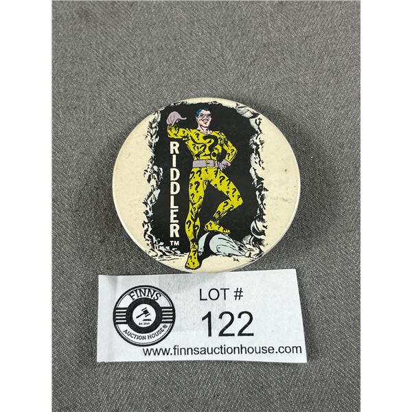 1966 D.C. Comics Riddler Badge/Pinback