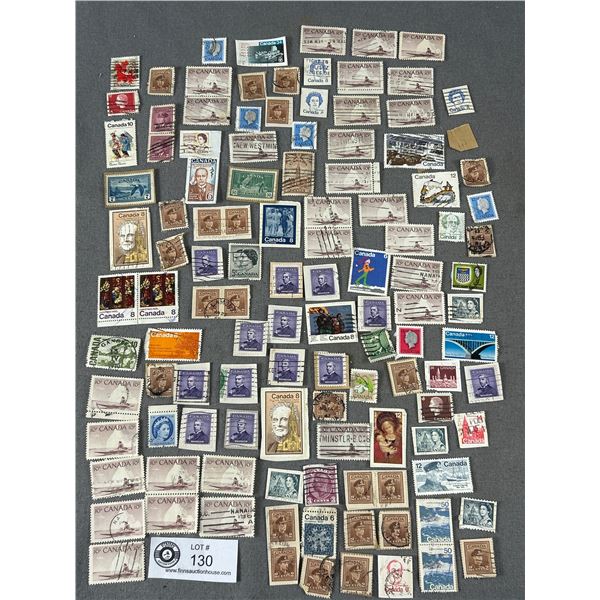 Lot Of Early/Vintage Canadian Stamps