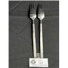 Image 2 : Pair Of M.C.M. Danish Forks By Copenhagen Cutlery
